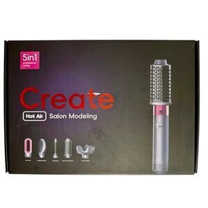 Create Hot Air Salon Modeling 5 Tools in 1 - Professional Styling Set NIB